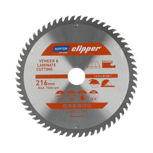 Rezna ploča za laminat 216×2.6/1.8×30 Z60 Norton Clipper