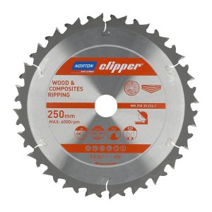 Rezna ploča za drvo 250×3.2/2.2×30 Z24 Norton Clipper
