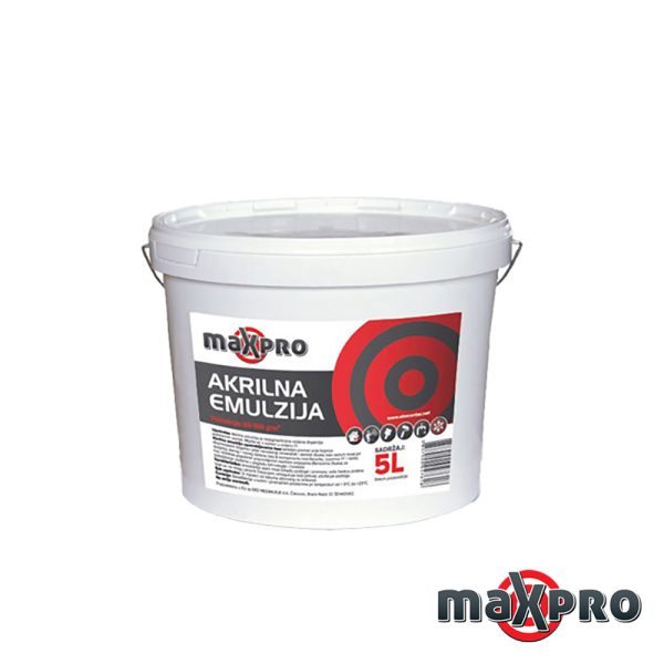 Akrilna emulzija MAXPRO 5l