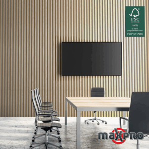 Akustični panel Svijetli hrast FURNIR 270×60 cm