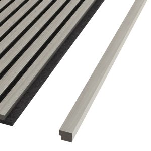 Završna letvica za akustični panel Sivi hrast 270 cm