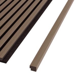 Završna letvica za akustični panel Tamni orah 240 cm