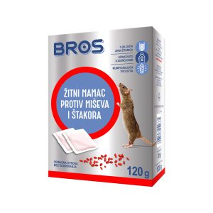 Bros žitni mamac protiv miševa i štakora 120gr